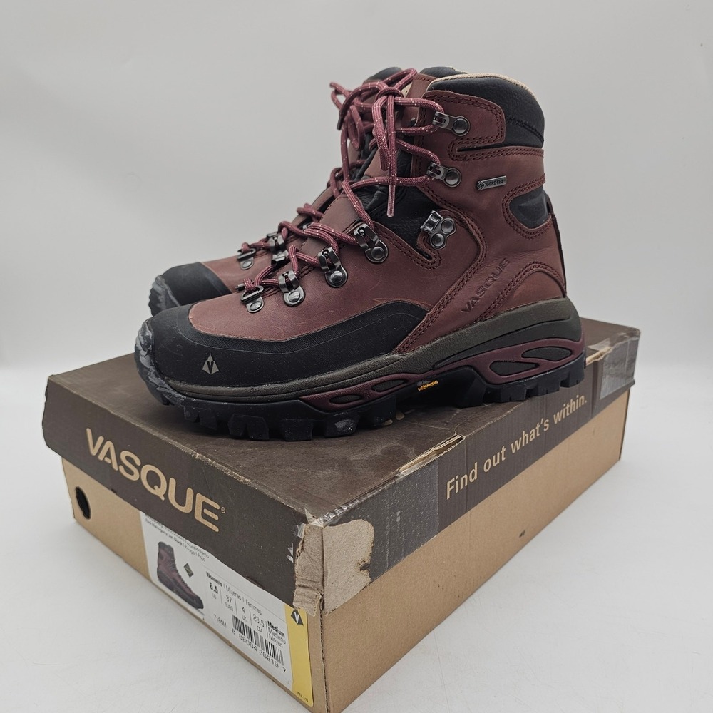 Vasque Eriksson GTX red mohagany size 6.5 hiking boots